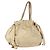 Ribbon PRADA Borsa a mano in pelle dorata Auth 170966 D'oro