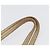 Ribbon PRADA Borsa a mano in pelle dorata Auth 170966 D'oro - vista 14