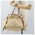 Ribbon PRADA Borsa a mano in pelle dorata Auth 170966 D'oro - vista 24