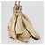 Ribbon PRADA Borsa a mano in pelle dorata Auth 170966 D'oro - vista 4