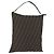 Borsa a Spalla in Tela Zucca FENDI Nera Marrone Auth 169579 Nero