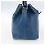 Noe LOUIS VUITTON Borsa a Spalla Petit Noé Epi Blu M44105 LV Auth ka2454 - vista 3