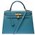 Hermès Borsa HERMES Kelly 32 in Pelle Blu - 103329