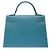 Hermès Borsa HERMES Kelly 32 in Pelle Blu - 103329 - vista 4