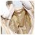 PRADA Borsa a Mano Satin Argento Metallico beige Auth 166888 - vista 20