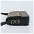 Céline CELINE C Sulky Schultertasche aus Segeltuch Navy Gold Auth 172177 Golden Marineblau - Ansicht 4