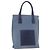 LOEWE Tote Bag aus Canvas hellblau silber Auth ep13411