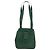Céline Borsa a Spalla CELINE Circle in Pelle Verde Oro Auth 170954A D'oro - vista 13