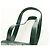 Céline Borsa a Spalla CELINE Circle in Pelle Verde Oro Auth 170954A D'oro - vista 8