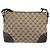 Borsa a Spalla GG Canvas Gucci Beige Argento 114273 Auth ep13324 - vista 2