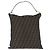 Borsa a Spalla in Tela Zucca FENDI Nera Marrone Auth 170743 Nero - vista 2