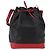 LOUIS VUITTON Epi Noe Schultertasche Bicolor Schwarz Rot M44017 LV Auth 173211 - Ansicht 13