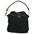 Borsa a Spalla PRADA Nylon Nero Oro Auth 165372V D'oro - vista 2