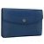 LOUIS VUITTON Clutch Epi Montaigne 27 Blu M52655 LV Auth ep13321