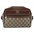 Gucci Borsa GG Supreme Web Sherry Line in PVC Beige Oro 001 56 6655 Auth 173550 D'oro - vista 13