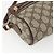 Gucci Borsa GG Supreme Web Sherry Line in PVC Beige Oro 001 56 6655 Auth 173550 D'oro - vista 15