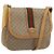 Bolsa de Ombro GUCCI Micro GG Supreme Web Sherry Line PVC Bege Ouro Auth BA10628 Dourado