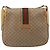 Bolsa de Ombro GUCCI Micro GG Supreme Web Sherry Line PVC Bege Ouro Auth BA10628 Dourado - vista 2