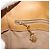 Bolsa de Ombro GUCCI Micro GG Supreme Web Sherry Line PVC Bege Ouro Auth BA10628 Dourado - vista 21