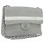 CHANEL Matelassé 26 Borsa a Spalla con Catena Jersey Grigio Argento CC Auth 170659A Marrone