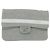 CHANEL Matelassé 26 Borsa a Spalla con Catena Jersey Grigio Argento CC Auth 170659A Marrone - vista 13