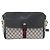 Borsa a Spalla Gucci GG Supreme Sherry Line PVC Blu Navy Oro 904 02 084 Auth 170766 D'oro - vista 13