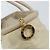 Céline Borsa a Mano CELINE Nylon Beige Oro Auth ka2474 D'oro - vista 10