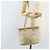Céline Borsa a Mano CELINE Nylon Beige Oro Auth ka2474 D'oro - vista 23