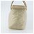 Céline Borsa a Mano CELINE Nylon Beige Oro Auth ka2474 D'oro - vista 4