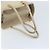 Céline Borsa a Mano CELINE Nylon Beige Oro Auth ka2474 D'oro - vista 7