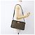 Mini borsa a rullo in tela obliqua Trotter Christian Dior blu Auth fm5123 D'oro Blu navy - vista 19