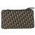 Mini borsa a rullo in tela obliqua Trotter Christian Dior blu Auth fm5123 D'oro Blu navy - vista 2