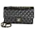 Timeless Borsa a tracolla Chanel in caviar nero trapuntato medio classico con doppio flap - vista 7