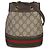 Borsa mini bucket Ophidia in tela GG Supreme beige di Gucci - vista 2