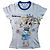 Camiseta Dior Cartoon Girl de algodón blanco y azul