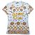 Christian Dior T-shirt ricamata J'adore Dior bianca e gialla