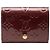Louis Vuitton Monogram Vernis Envelope Card Case Red Purple