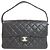 Borsa a Mano Chanel Matelassé Double-Face Nero - vista 2