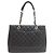 Chanel Matelassé Tote Bag mit silberner Hardware Schwarz - Ansicht 2