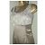 Autre Marque Champagner Spitzen- und Satin-Kleid Beige - Ansicht 5