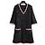 Robe en tricot à sequins multicolore noire, rose et blanche Chanel 24C FR 40 Argenté Métallisé