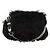 Borsa Alberta Ferretti nera in acrilico e pelliccia Nero
