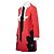Autre Marque Rotes Mini-Kleid von Vivetta mit Dekorativen Details - Ansicht 3