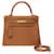 Hermès Borsa HERMES Kelly 28 in Pelle Dorata - 103350 D'oro