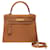Hermès Borsa HERMES Kelly 28 in Pelle Dorata - 103350 D'oro - vista 3