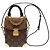 Borsa LOUIS VUITTON Camera Box in Tela Marrone - 103336