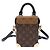 Borsa LOUIS VUITTON Camera Box in Tela Marrone - 103336 - vista 3