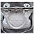 Borsa Burberry Orchard Tote Messenger Bag 2Way in pelle Bianco - vista 3