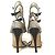 Manolo Blahnik Sandalen aus Pythonleder und schwarzem Leder mit Schnallen Python drucken - Ansicht 4