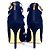 Stivaletti con tacco Jimmy Choo in suede nero con cinturini e dettagli dorati - vista 4